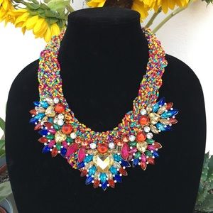 Handmade Colorful Mexican Necklace Set